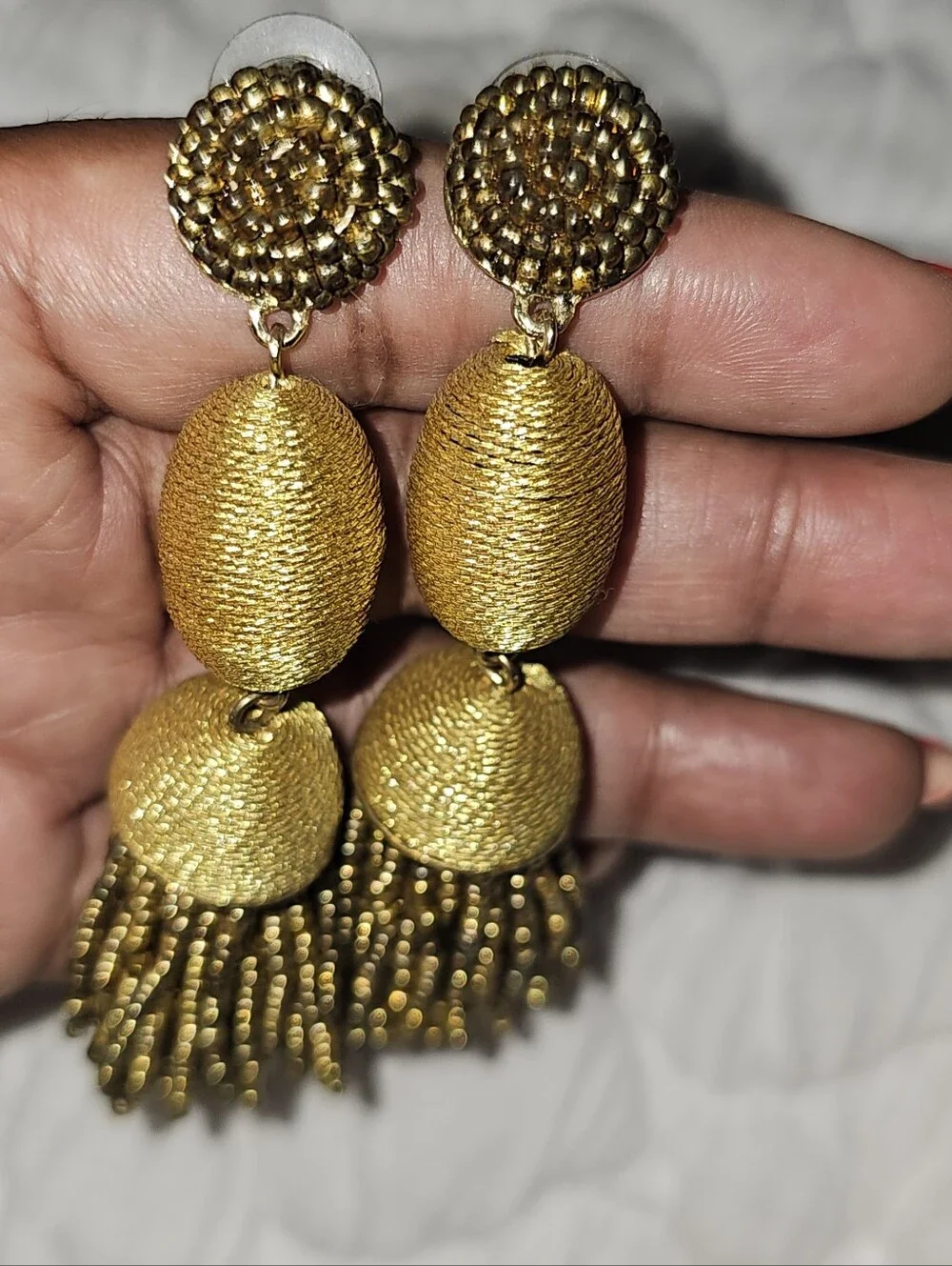 BaubleBar Kalia Beaded Tassel Earrings